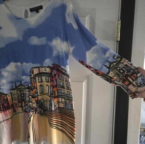 Joseph A. Desigual Women's Multicolor Graphic Top - Picture 2 of 5